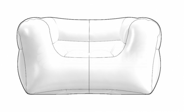 Прозрачное кресло