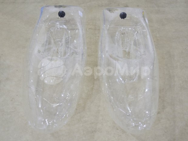 Прозрачные надувные лыжи