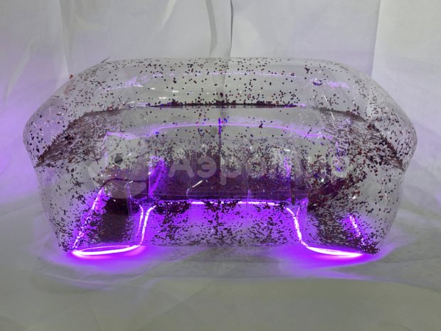 Прозрачный диван