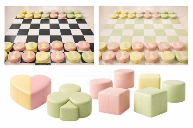 Комплект мягких шахмат