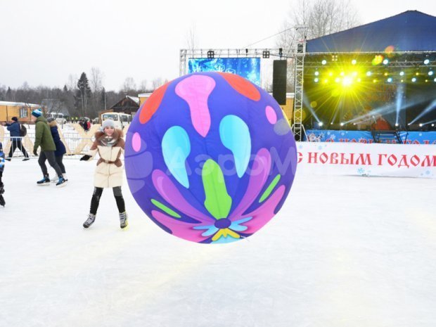 Надувной интерактивный мяч
