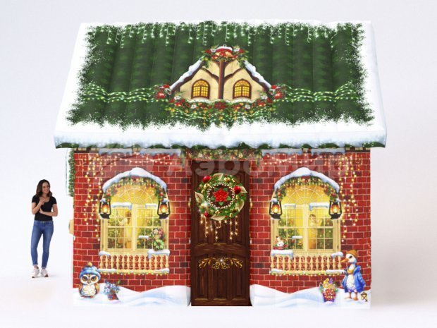 Сказочный домик Деда Мороза