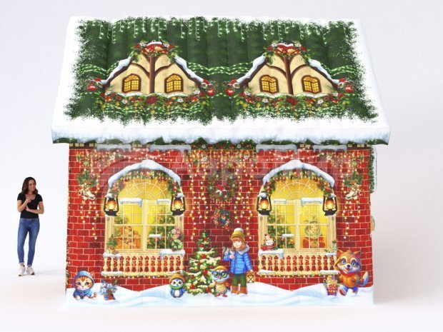 Сказочный домик Деда Мороза