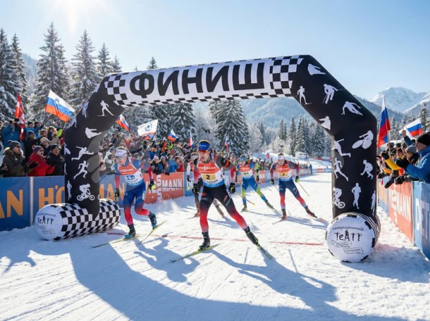 Трапеция на опорах, полноцветная