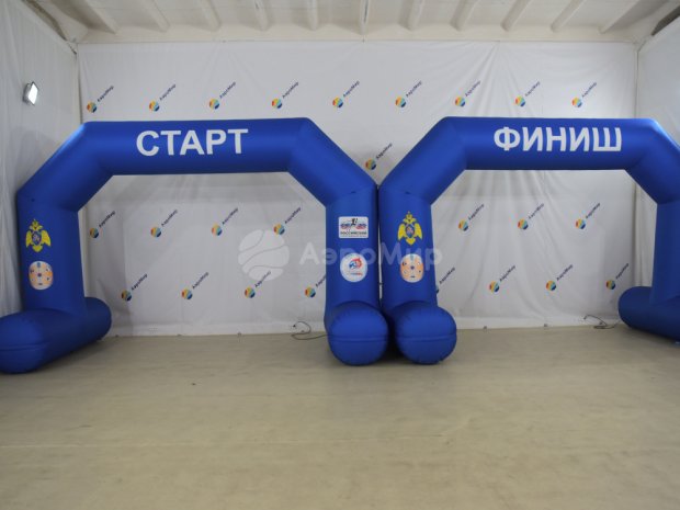 Трапеция на опорах, полноцветная