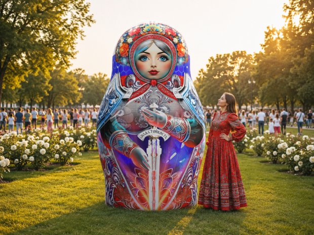 Матрёшка триколор