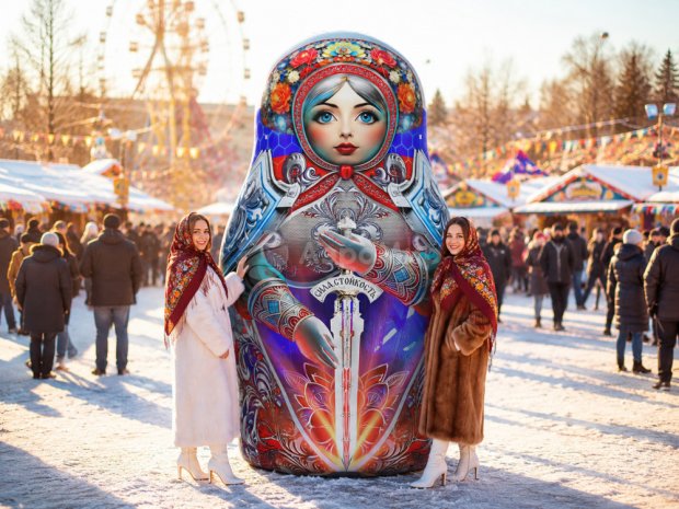 Матрёшка триколор