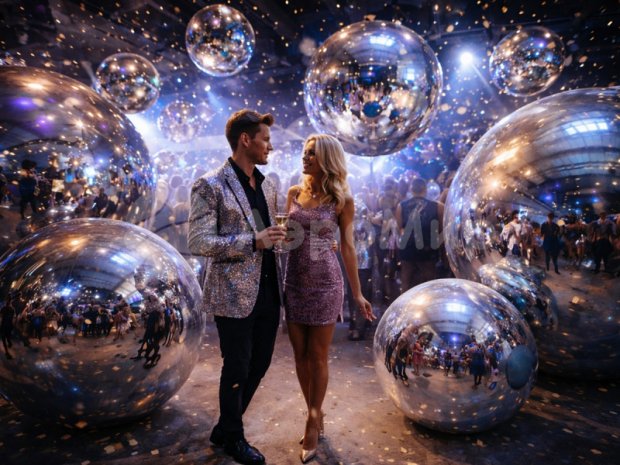 Шар зеркальный