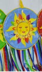Солнышко с лентами, изодом, ⌀1,0 м