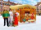 Каркасная палатка со скатертью