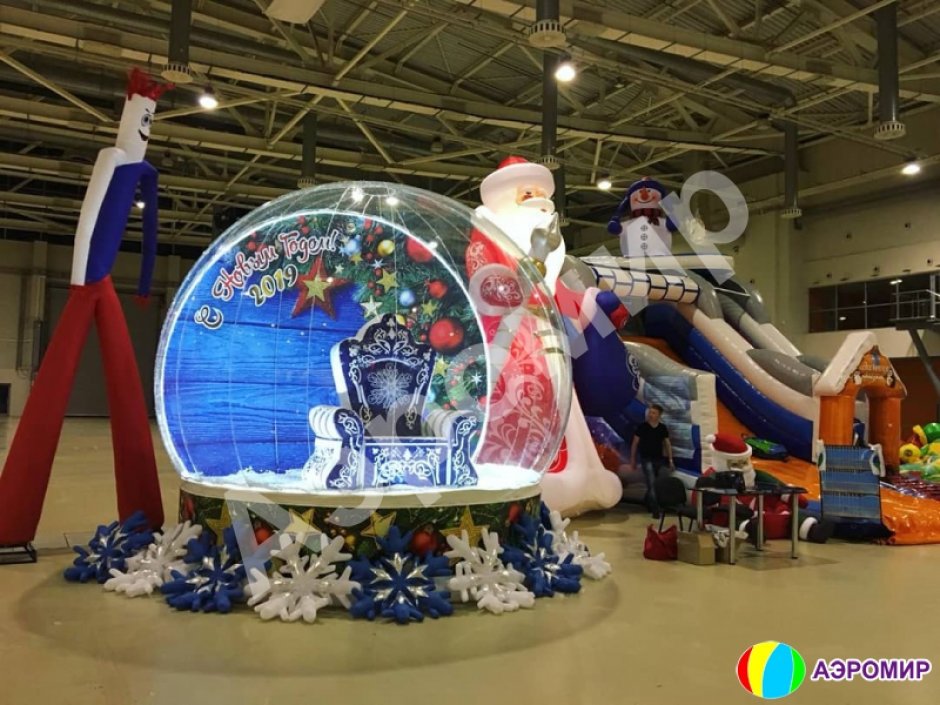 Эксклюзивный комплект Чудо-шар — прозрачная WOW-сфера с Ø3м