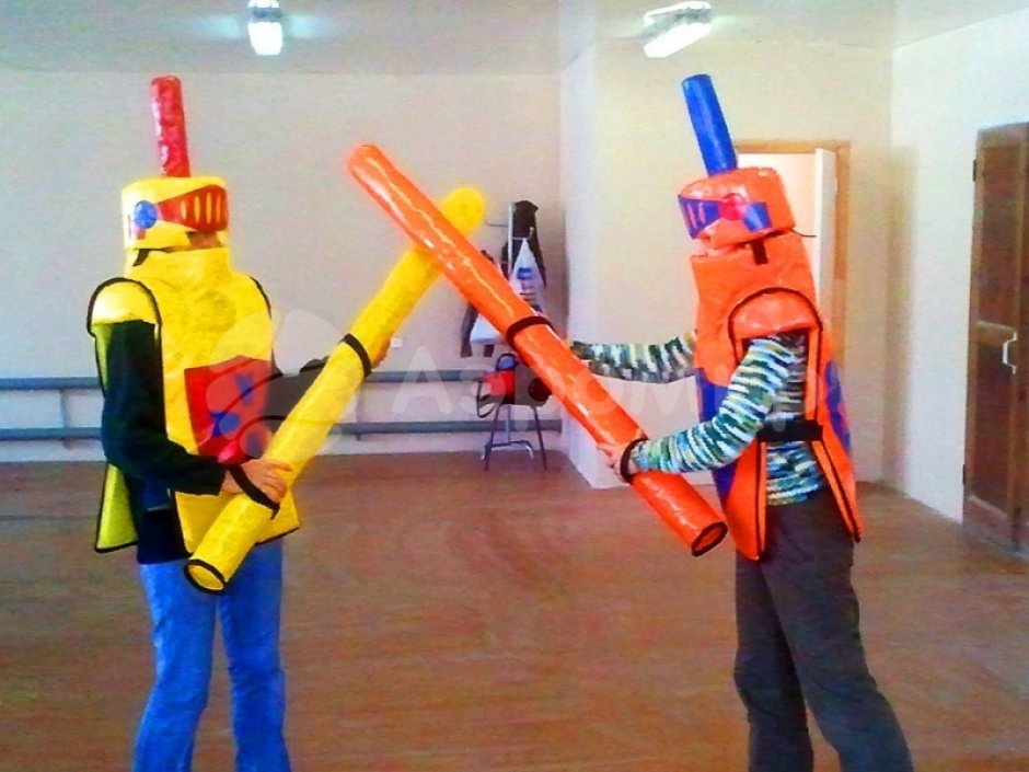 Рыцарский бой — костюмы для шуточных боев и забав