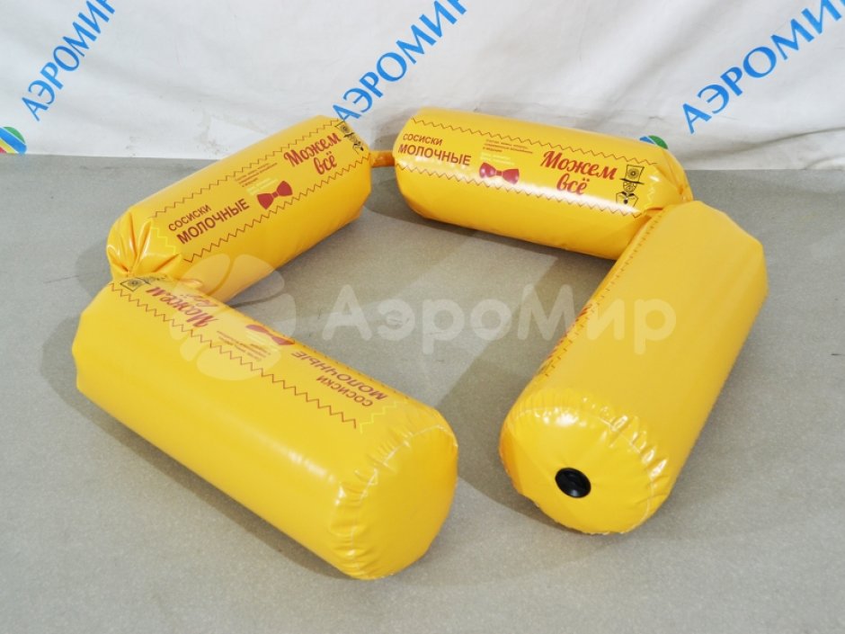 Командный игровой реквизит Канат-сосиска для эстафет спортивных состязаний