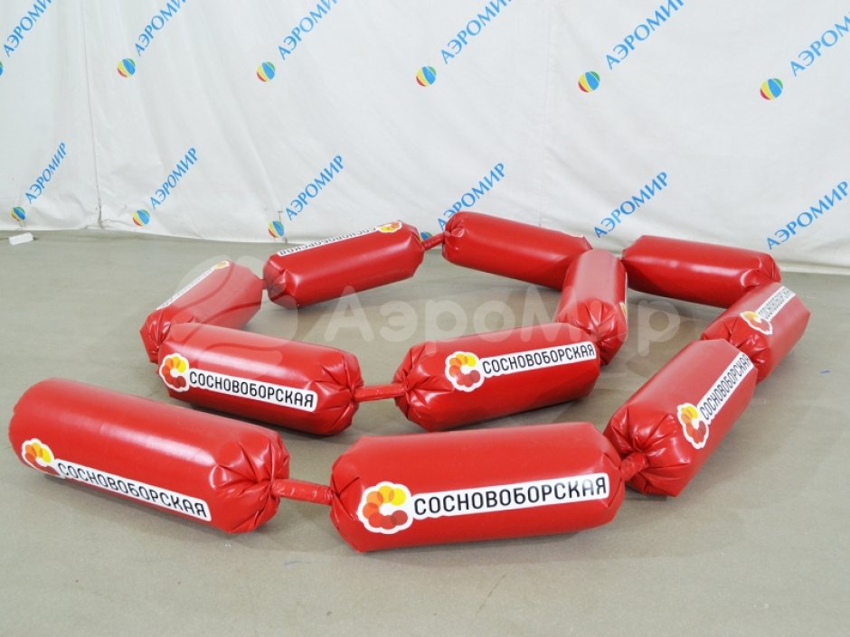 Командный игровой реквизит Канат-сосиска для эстафет спортивных состязаний