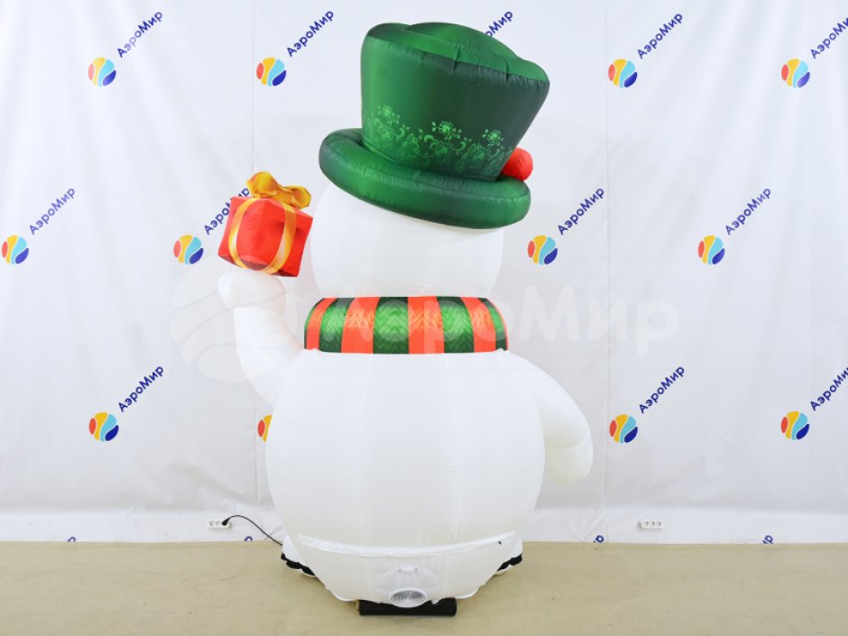 Надувной Снеговик Премиум 2.0 для оформления праздничной площадки