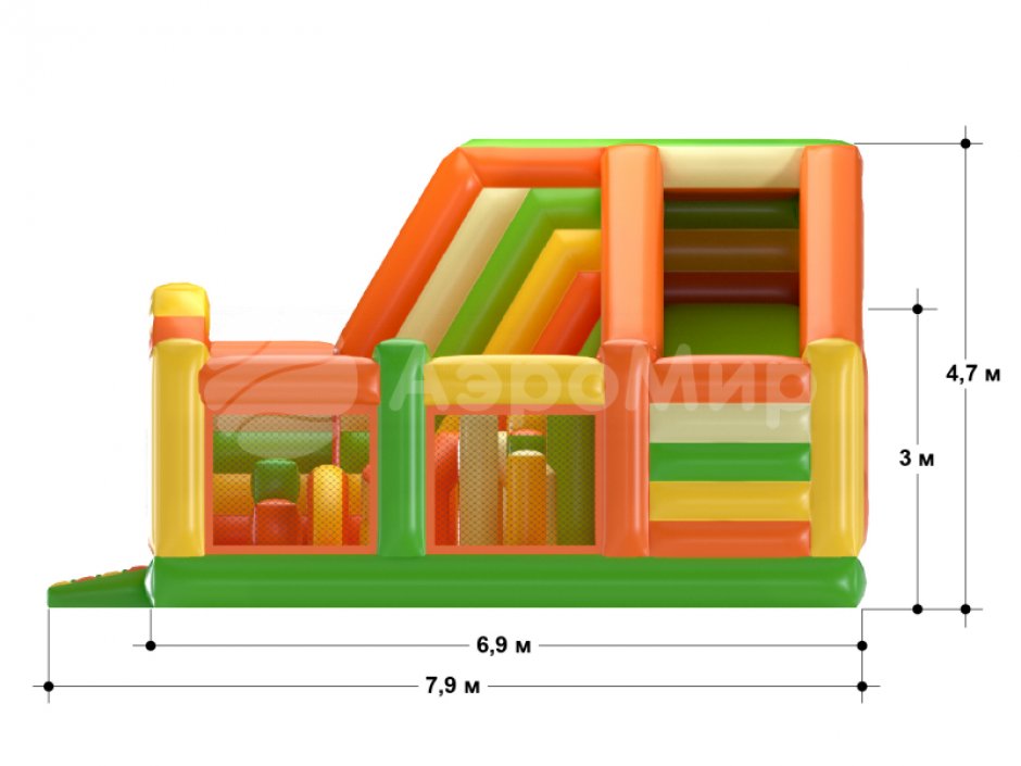 Детский надувной батут «Радость»