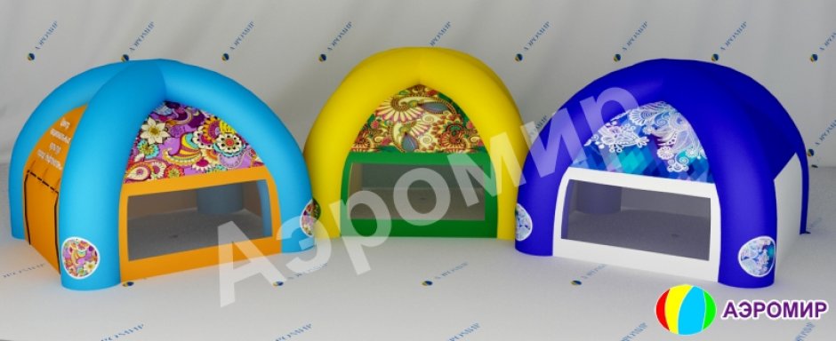 Надувные палатки — пневмокаркасные палатки