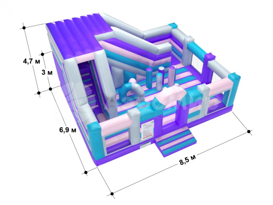 Детский надувной батут «Радость»