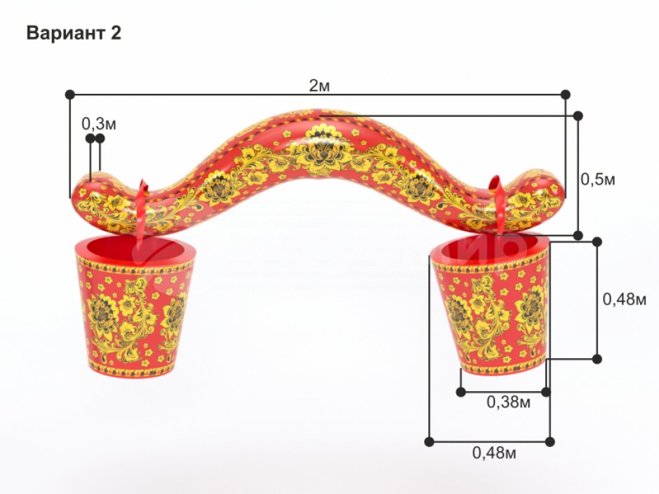 Коромысло — аттракцион для эстафет, тимбилдингов, городских праздников и детских мероприятий.