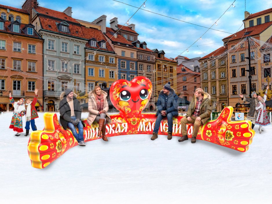 Надувная мебель для парка