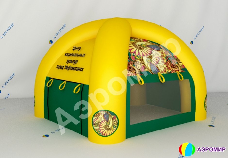 Надувные палатки — пневмокаркасные палатки