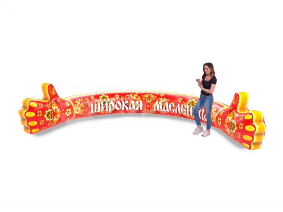 Надувная скамейка для фестивалей и ярмарок