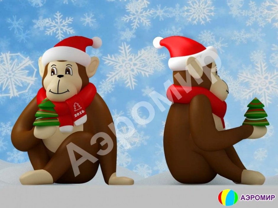 Надувная фигура «Обезьяна»