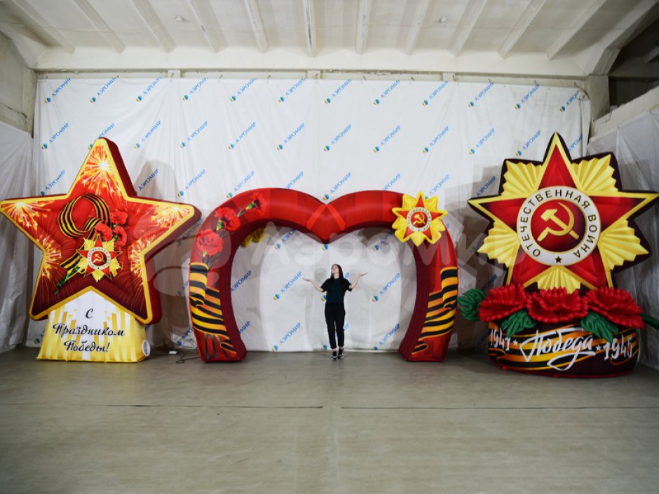 Надувная арка Сердце