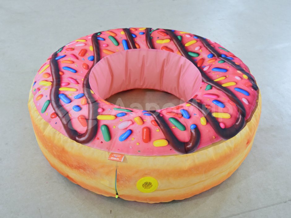 Пончик-подушка — яркий и легкий реквизит для шоу, игры и развлечений