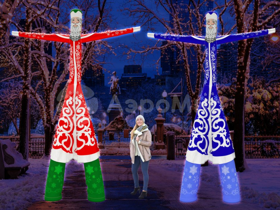 Аэромен Дед Мороз — эксклюзивный дизайн и образы фигур для праздника