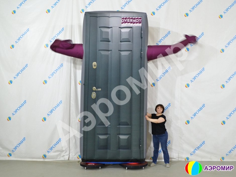 Универсальный рекламный носитель с эффектом машущей руки