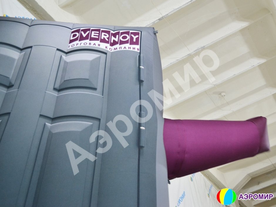 Универсальный рекламный носитель с эффектом машущей руки