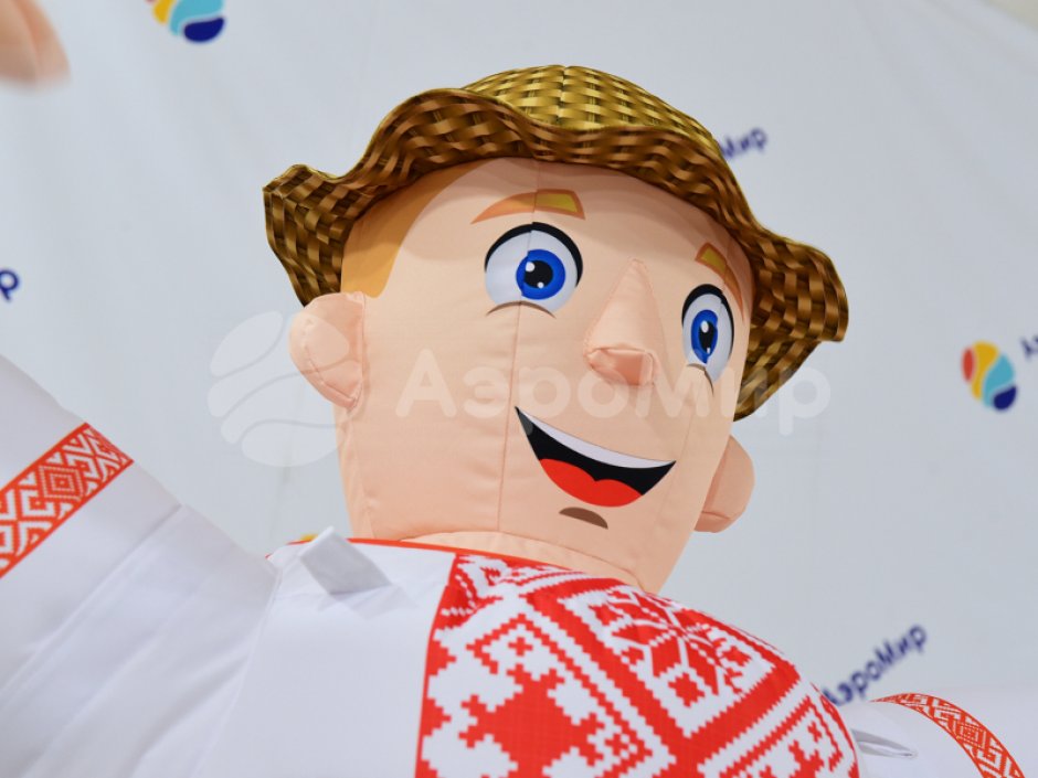 Аэромен машет рукой сложной стилизованной формы для любых отраслей бизнеса