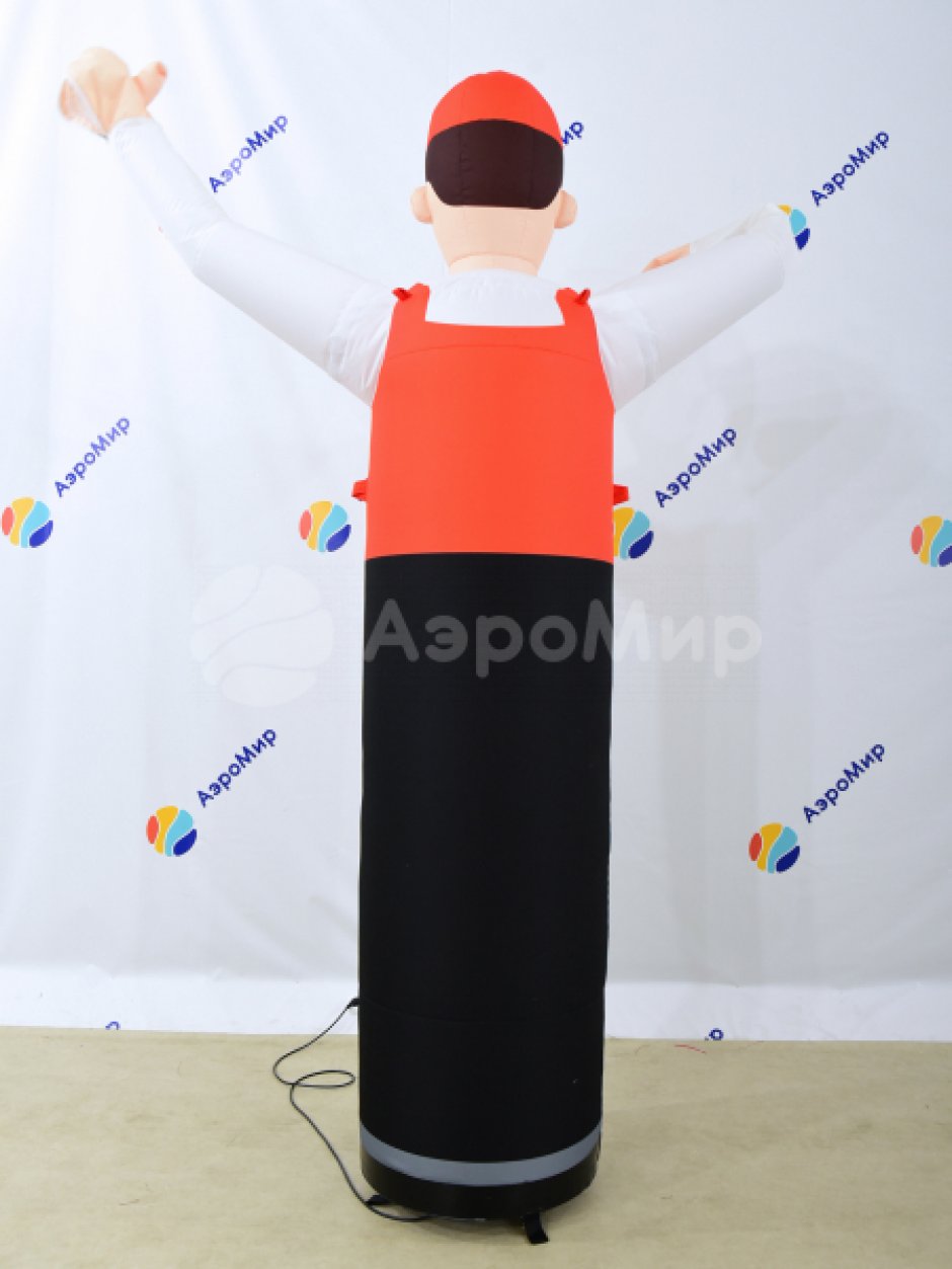 Аэромен машет рукой — средней сложности