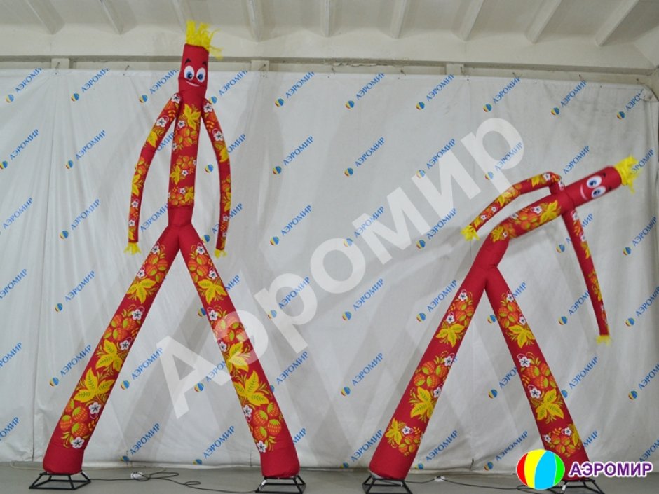 Аэромен Хохлома — яркий орнамент, на одной или двух ногах