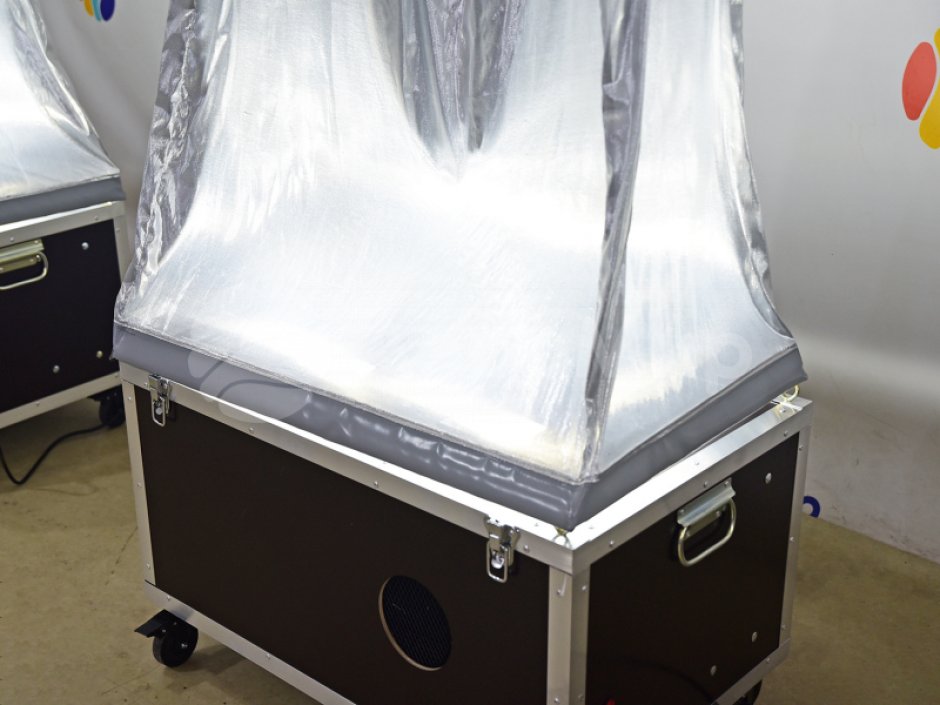 Аэродекор «пламя» для городского мероприятия