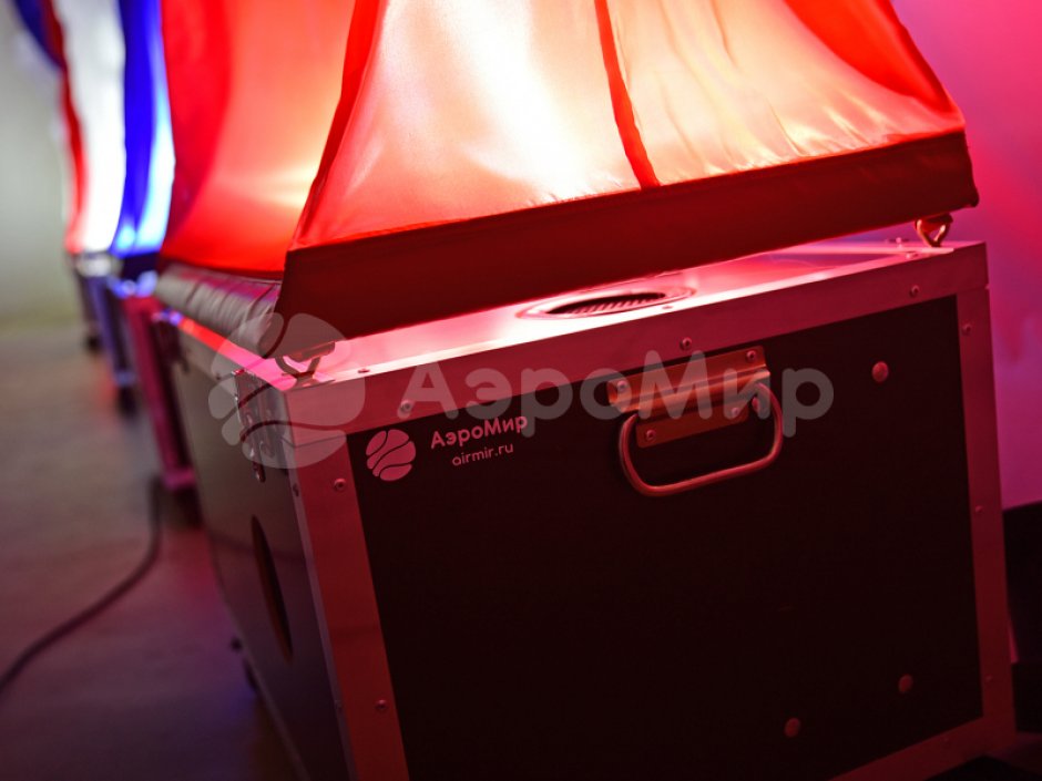 Аэрофонтан триколор с подсветкой