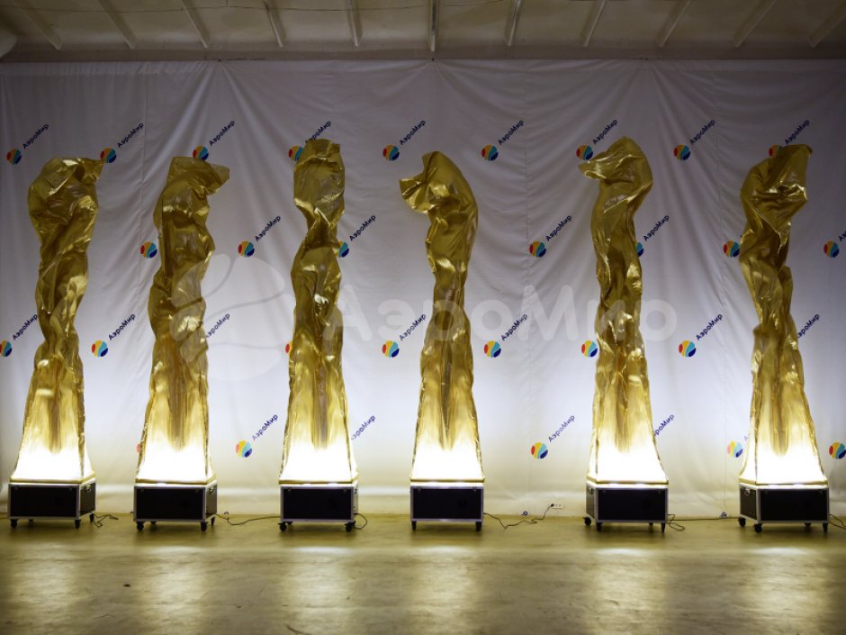 Аэродекор «пламя» для городского мероприятия