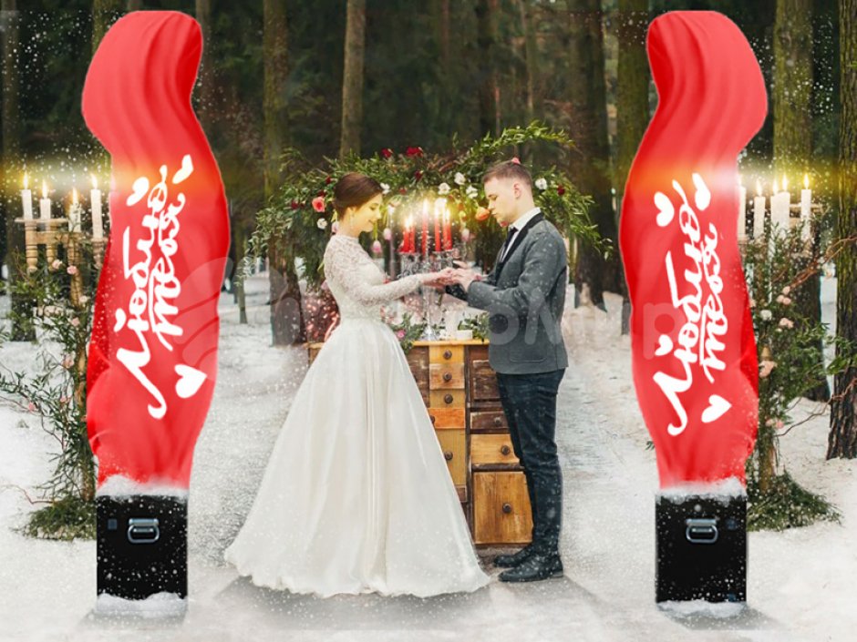 Аэрофонтан с печатью