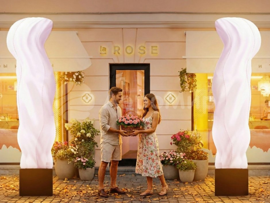 Аэрофонтан с печатью