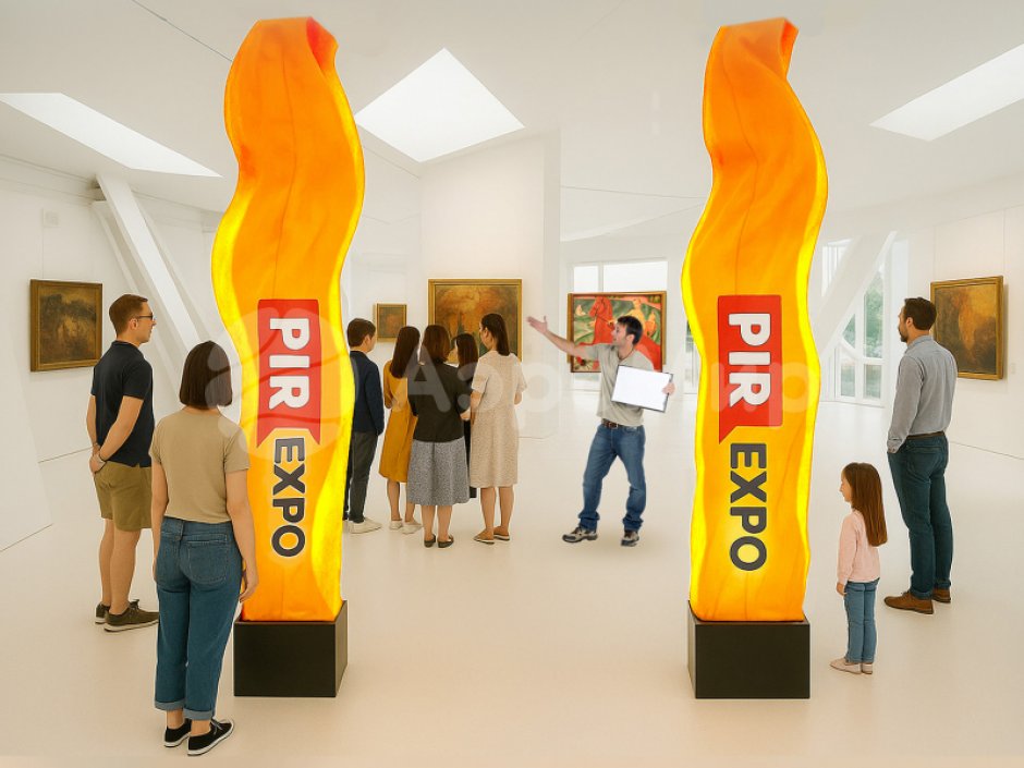 Аэрофонтан с печатью