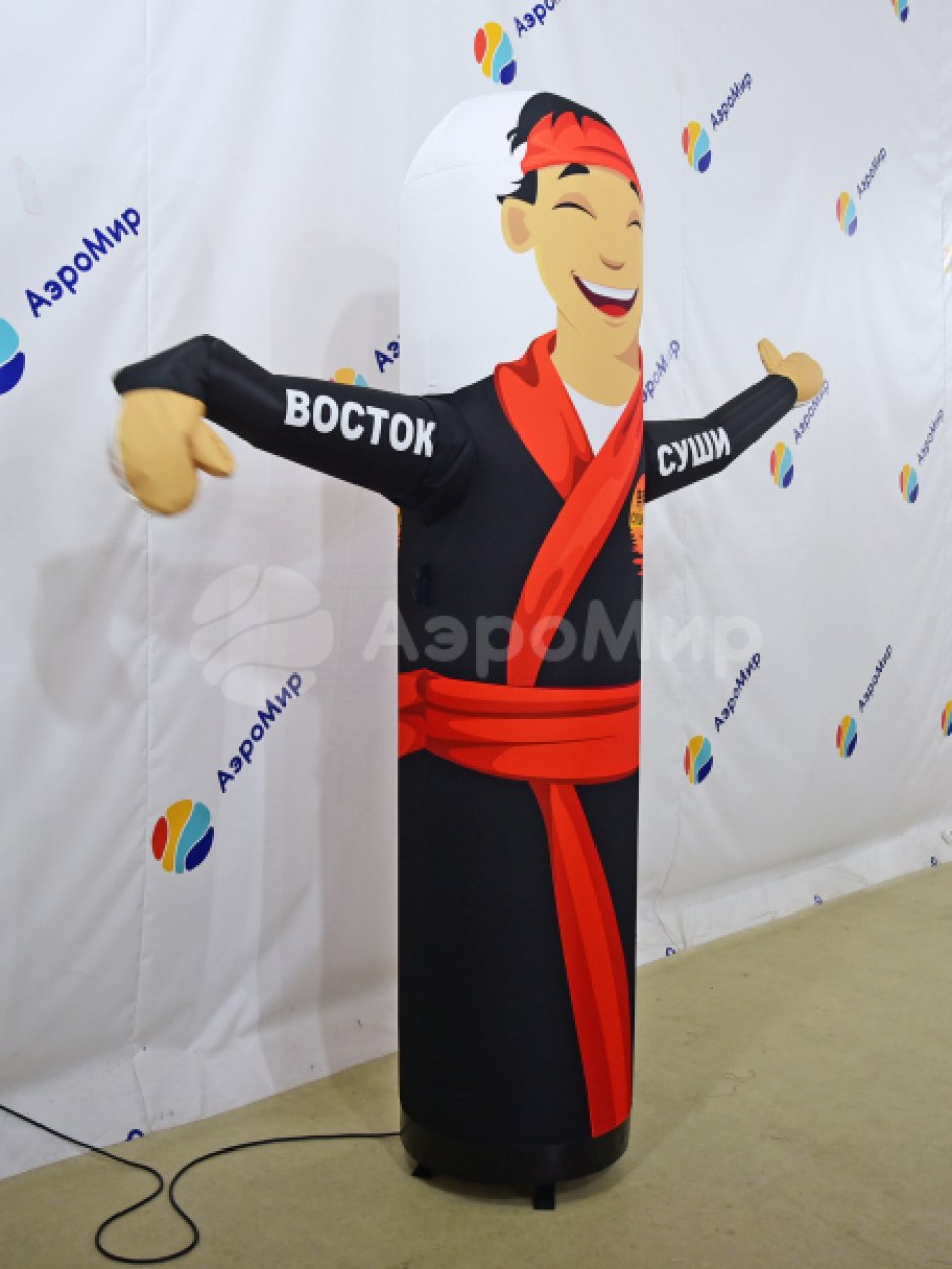 Уличный аэромен зазывала для бизнеса и мероприятий