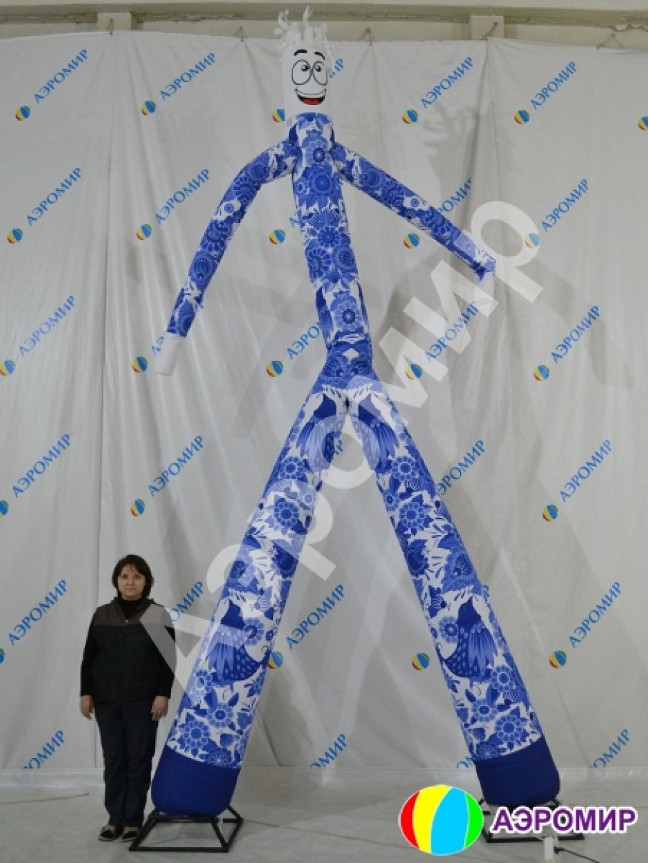 Аэромен Хохлома — яркий орнамент, на одной или двух ногах