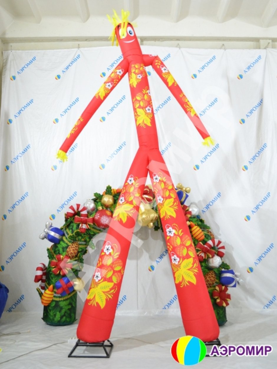 Аэромен Хохлома — яркий орнамент, на одной или двух ногах