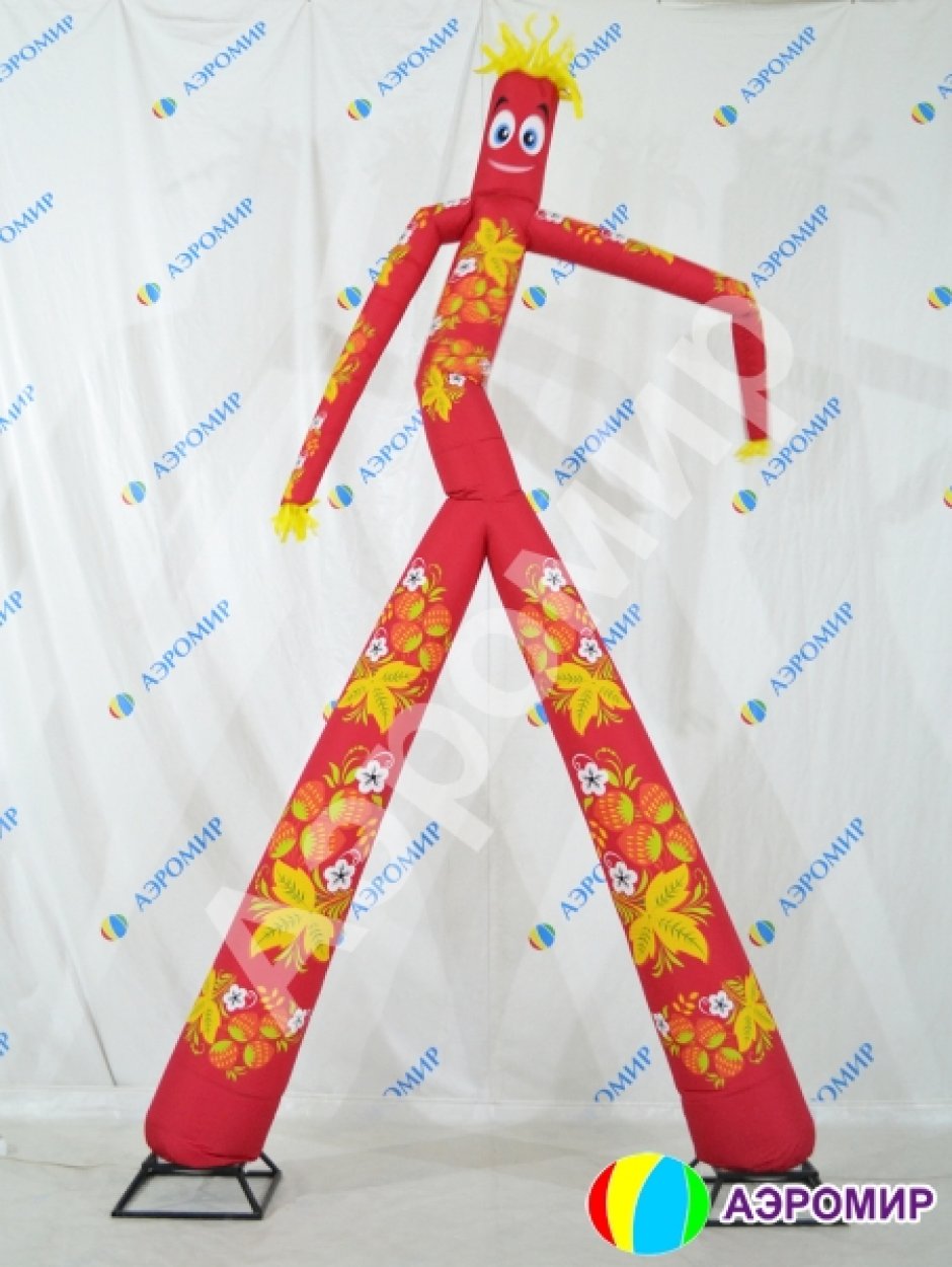 Аэромен Хохлома — яркий орнамент, на одной или двух ногах