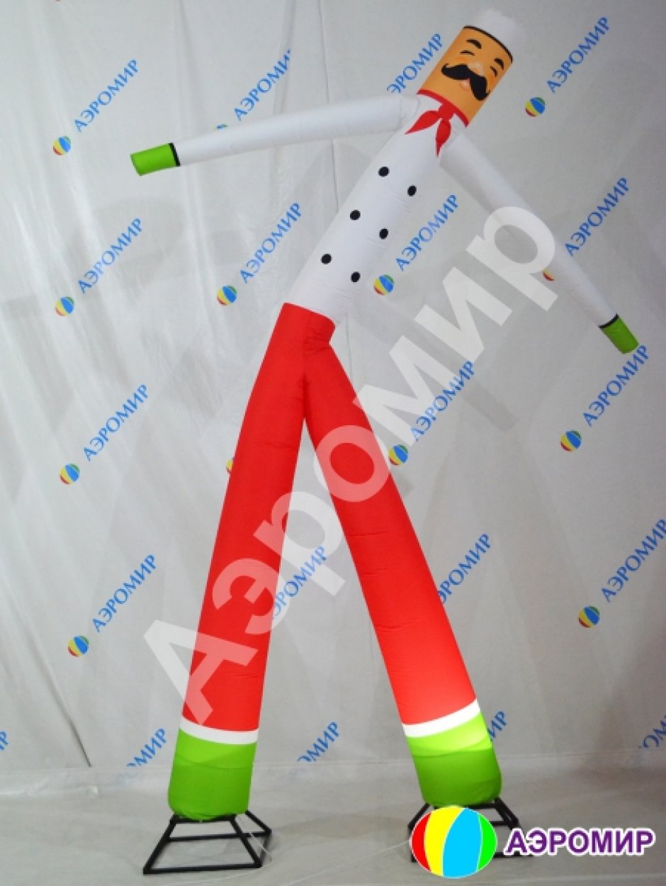 Аэромен повар — стилизованная фигура на двух ногах