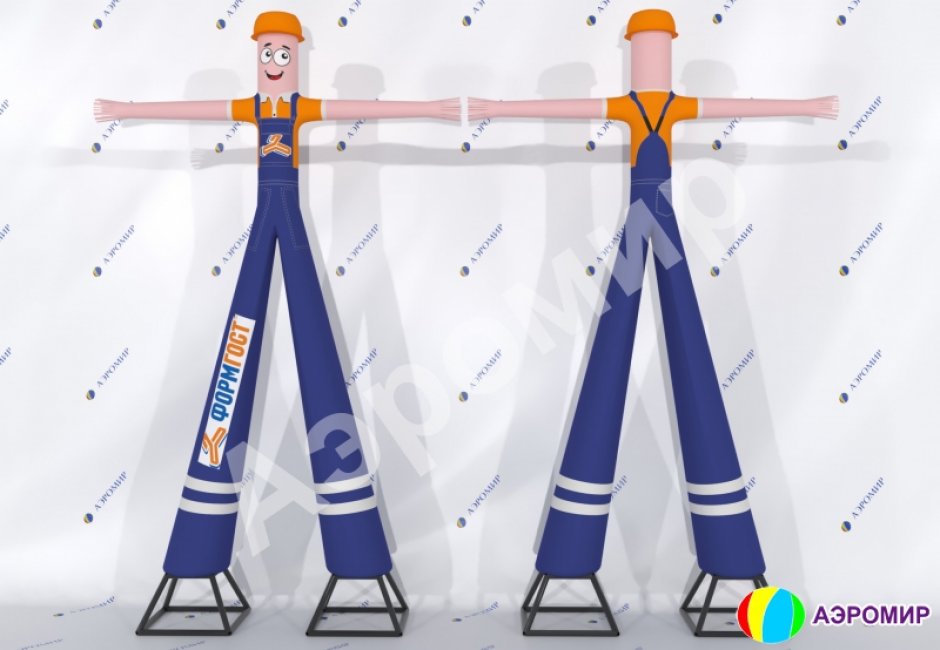 Аэромен на двух ногах — строитель для отраслей услуг, товаров и инструментов