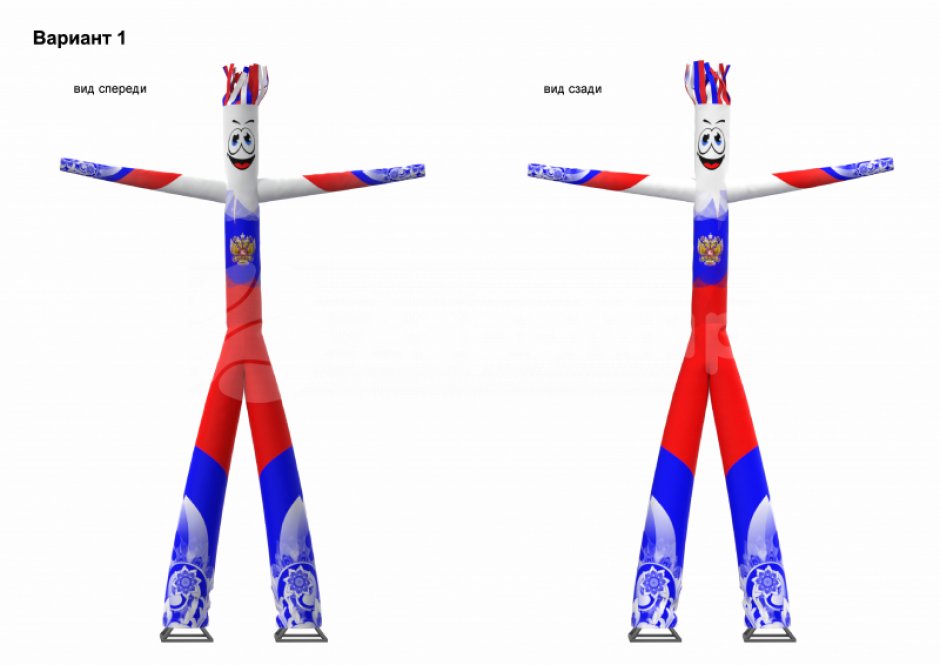 Аэромен Триколор — динамическая праздничная фигура