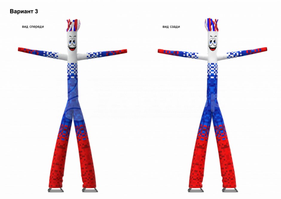 Аэромен Триколор — динамическая праздничная фигура