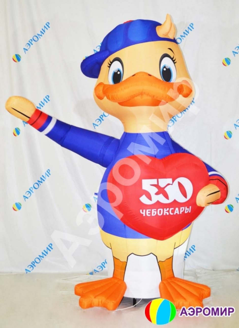 Надувной Енот с эффектом машущей руки (бобер, волк, заяц, мышь, лев, собака)